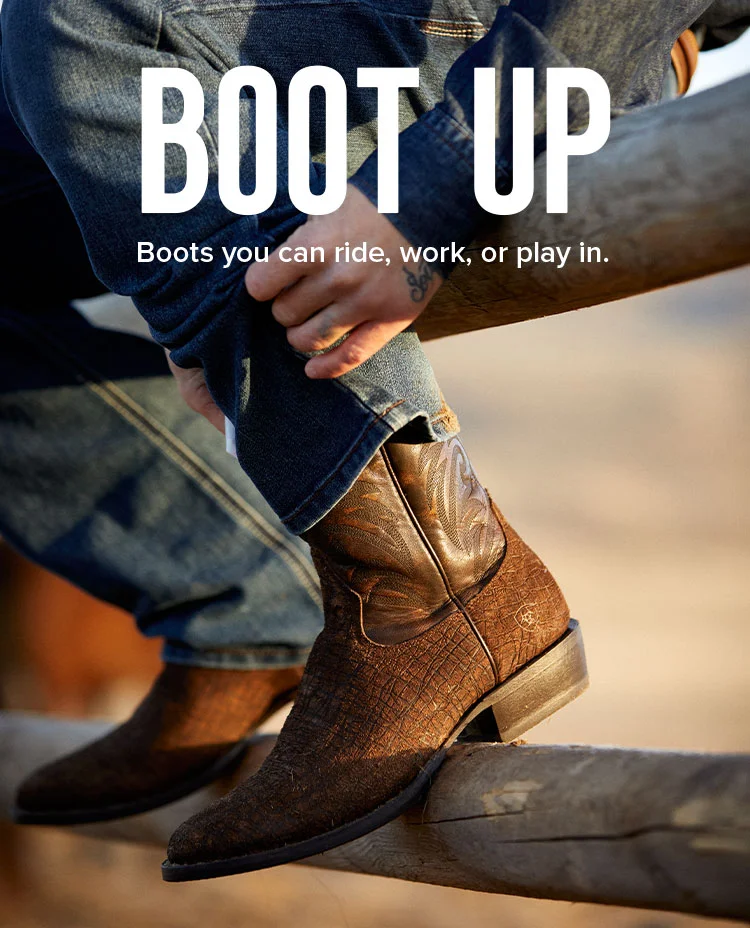 Boots you can ride, work, or play in.