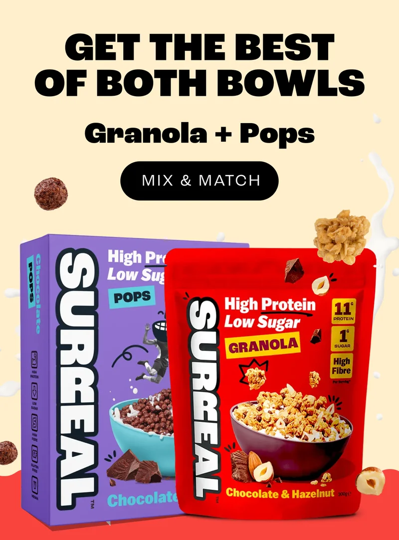 Get the best of both bowls Granola + Pops