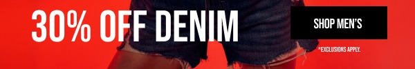 30% off Denim Shop Men's