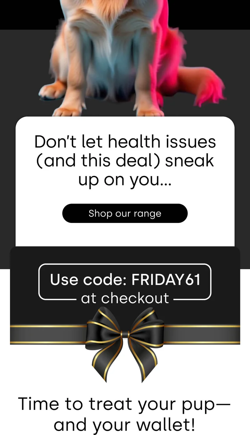 Don’t let health issues (and this deal) sneak up on you…