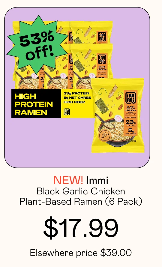 Black Garlic Chicken Plant-Based Ramen (6 Pack)