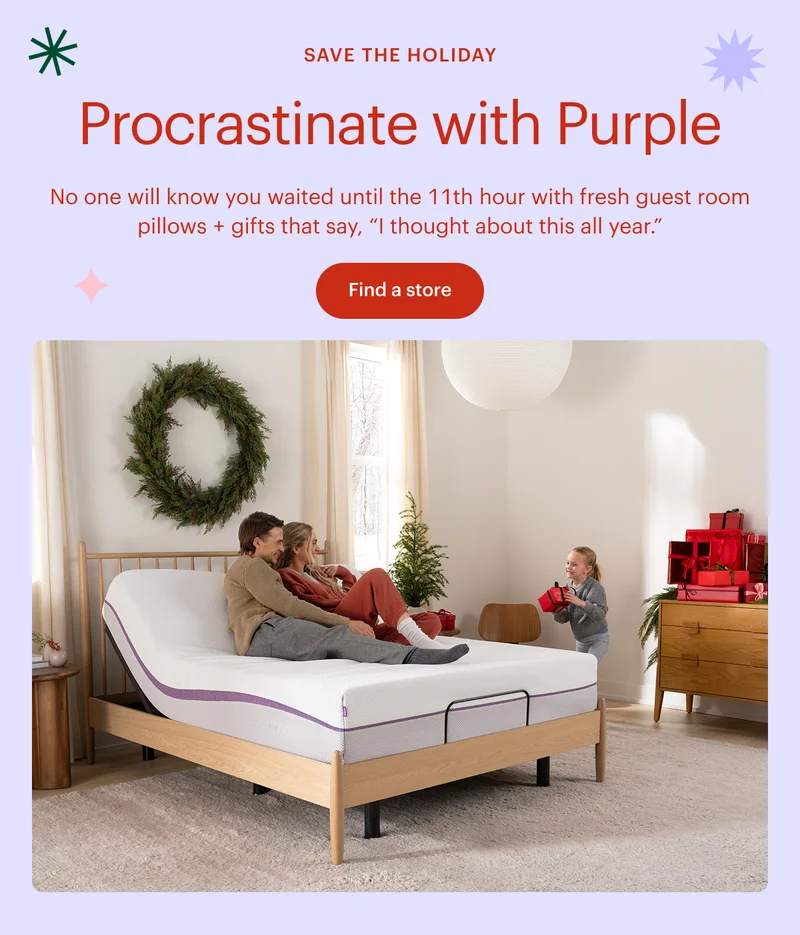 Procrastinate with Purple - Find a Store