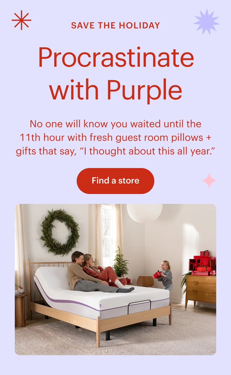 Procrastinate with Purple - Find a Store