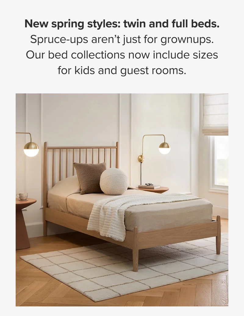 Shop bedding.