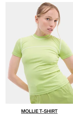 Shop Mollie T-Shirt in Pistachio
