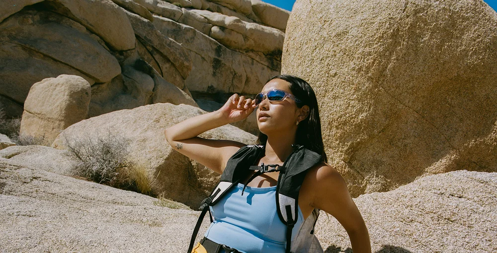 Shop Hattie Bike Short in Forget Me Not