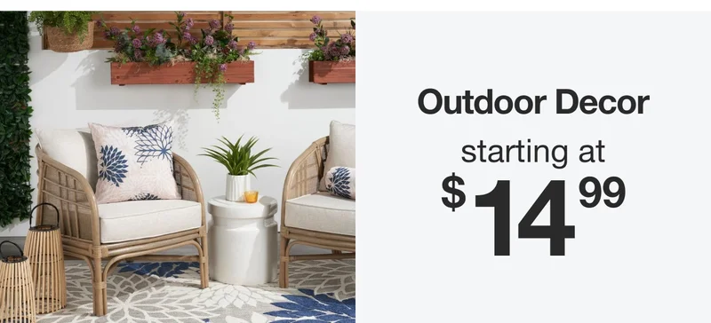 Shop Outdoor Décor!
