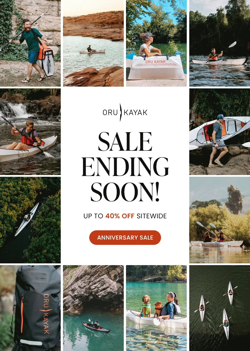 ANNIVERSARY SALE: Up to 40% Off Sitewide + FREE SHIPPING with code ORU13 ANNIVERSARY SALE: Up to 40% Off Sitewide + FREE SHIPPING with code ORU13