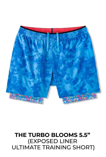 Exposed Liner Ultimate Training Short: The Turbo Blooms 5.5"
