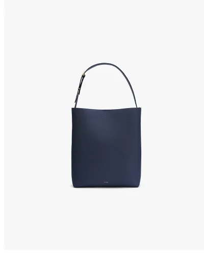 Oversized Linea Bucket Bag Navy