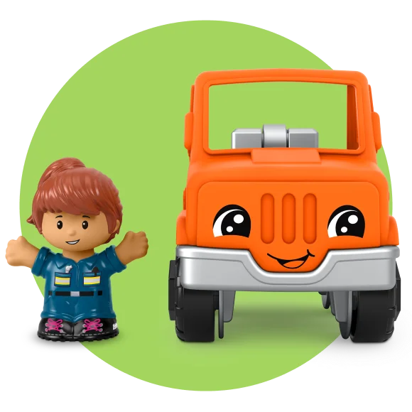 Fisher-Price Little People Help and Go Tow Truck