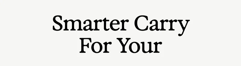 Smarter Carry For Your Phone, Keys, Wallets, and Camera.