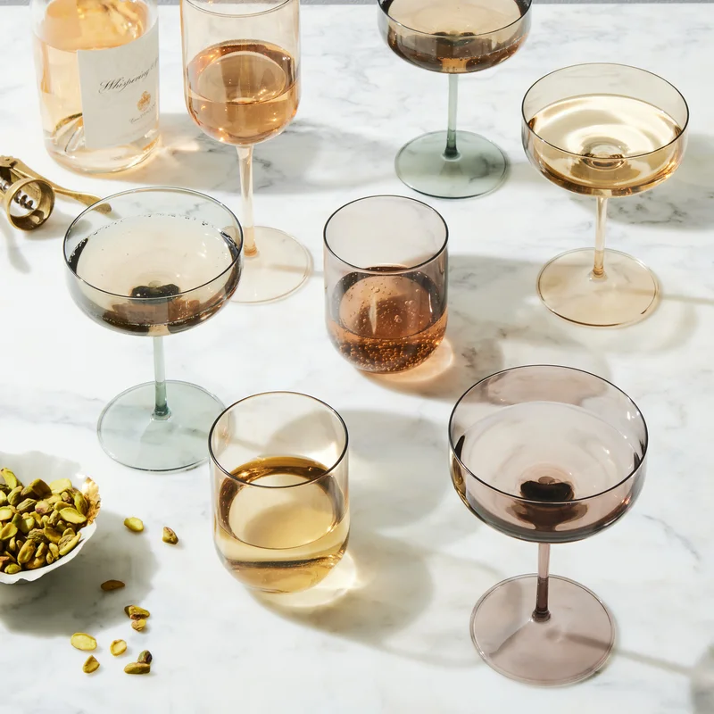 Modern Colored Wine Glasses