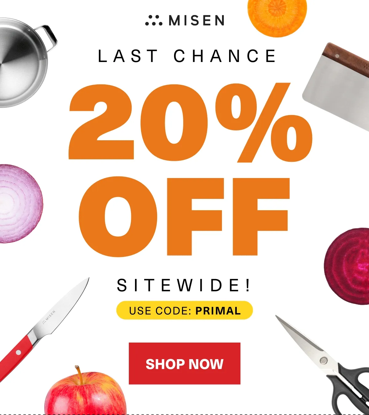 2 Days Only. 20% Off Sitewide. Use Code: discount code