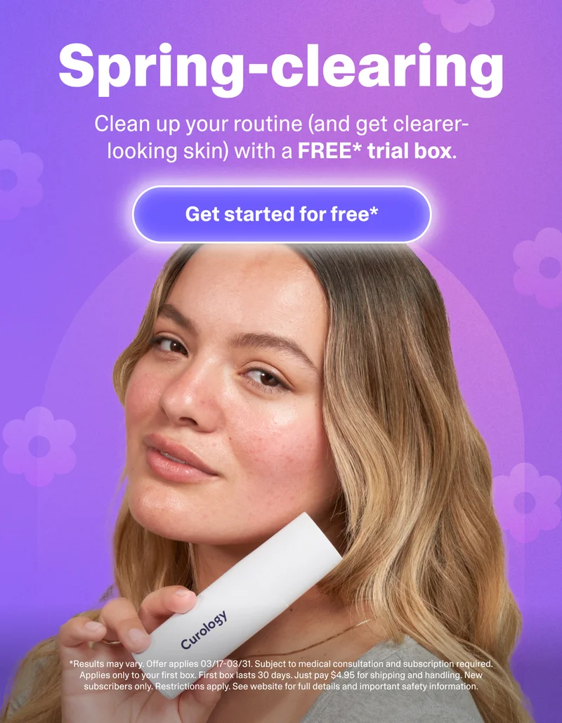Spring-clearing. Clean up your routine (and get clearer looking skin) with a FREE* trial box