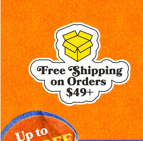 Free shipping on orders $49+
