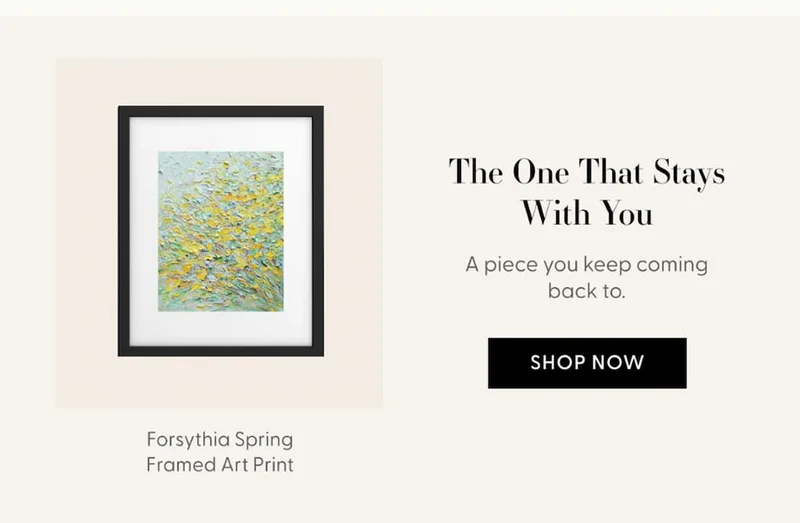 Forsythia Spring Framed Art Print
