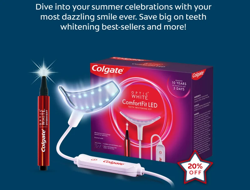 Dive into your summer celebrations with your most dazzling smile ever. Save big on teeth whitening best-sellers and more!
