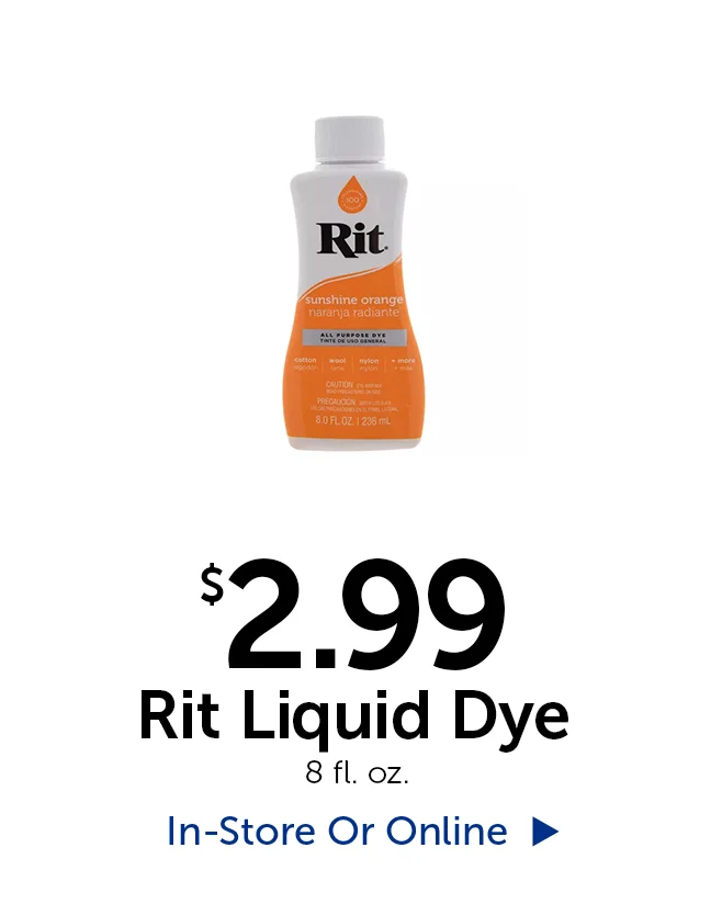 $2.99 Rit Liquid Dye - 8 fl. oz.
