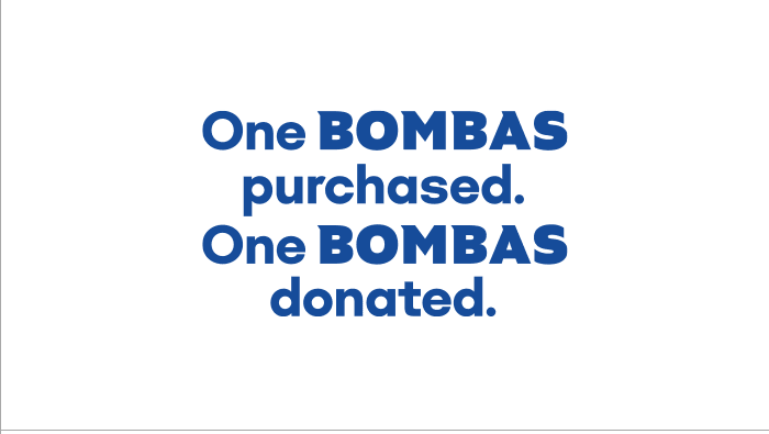 One Bombas purchased. One Bombas donated.
