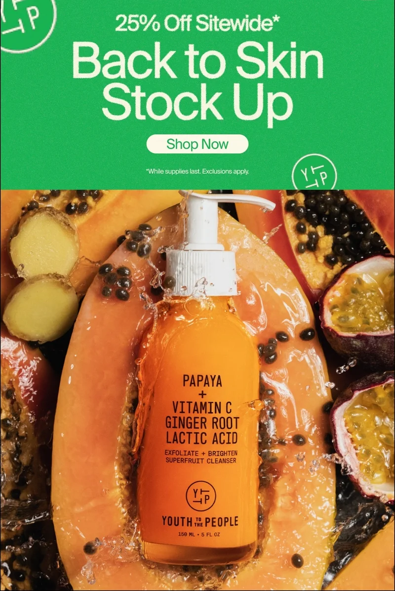 Back to Skin Stock Up