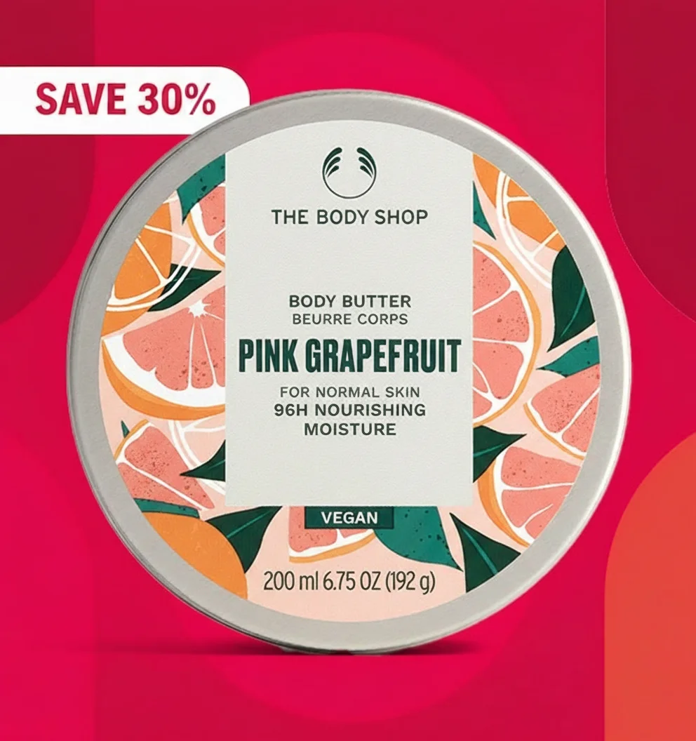 Scoop up Pink Grapefruit Body Butter