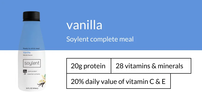 Soylent complete meal vanilla