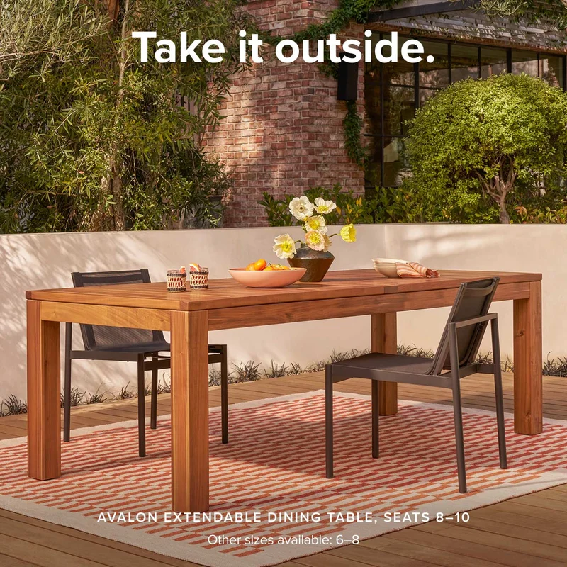 Take it outside.