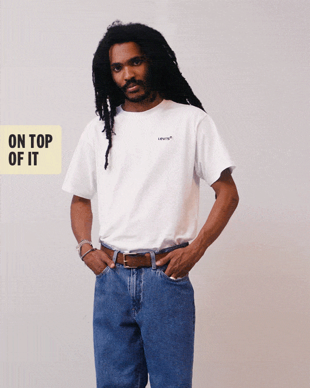 Gif of a man wearing different shirts