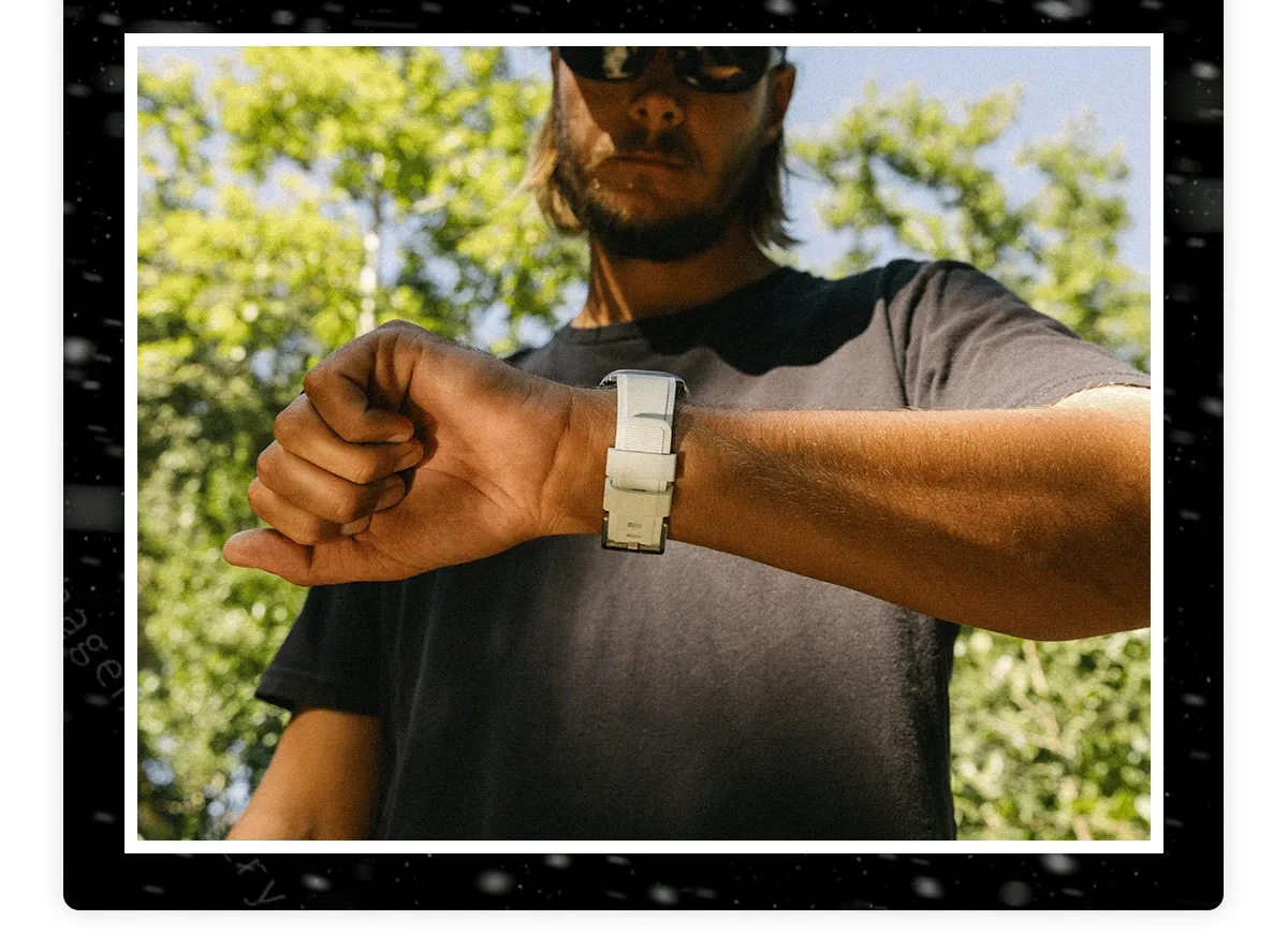 White Rugged Band for any occasion or event