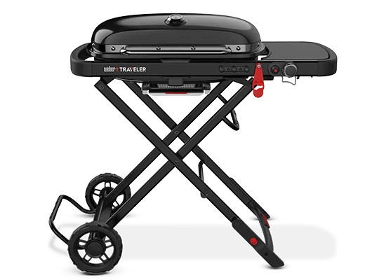 Shop the WEBER TRAVELER® PORTABLE GAS GRILL STEALTH EDITION