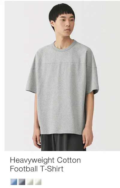 Shop Heavyweight Cotton Football T-Shirt