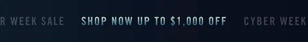 Cyber Week Sale