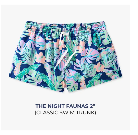 Classic Swim Trunk: The Night Faunas 2"