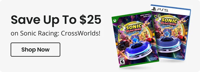 Save Up To $25 on Sonic Racing: CrossWorlds | Shop Now