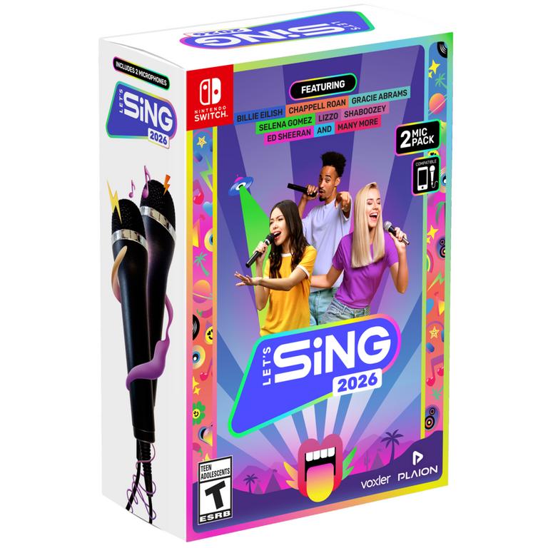 Let's Sing 2026 with 2 Mics - Nintendo Switch