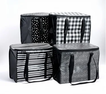 California Innovations S/4 Zip Top Insulated Super Shopper Totes