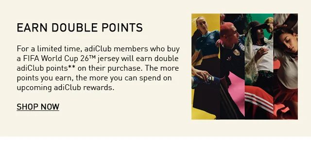 EARN DOUBLE POINTS