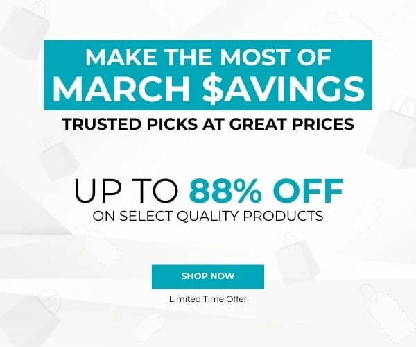 Make the Most of March Savings Up to 88% - March Clearance