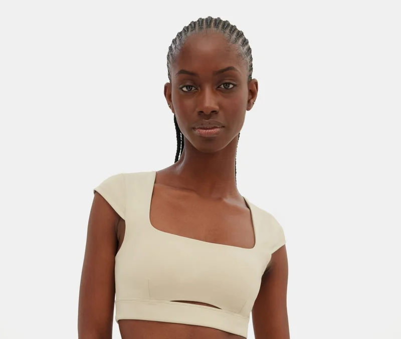 Marble Farrah Cap Sleeve Bra