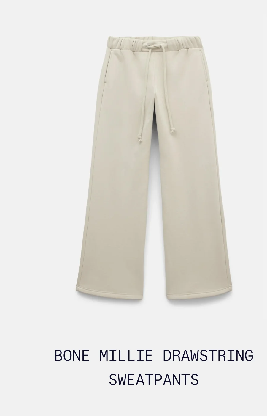 Bone Millie Drawstring Sweatpants