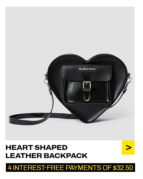 Heart Shaped Leather Backpack