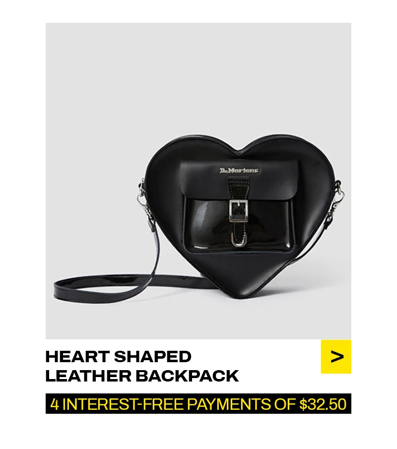 Heart Shaped Leather Backpack