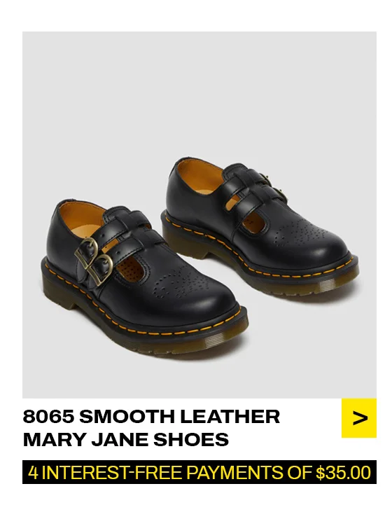 8065 Smooth Leather Mary Jane Shoes