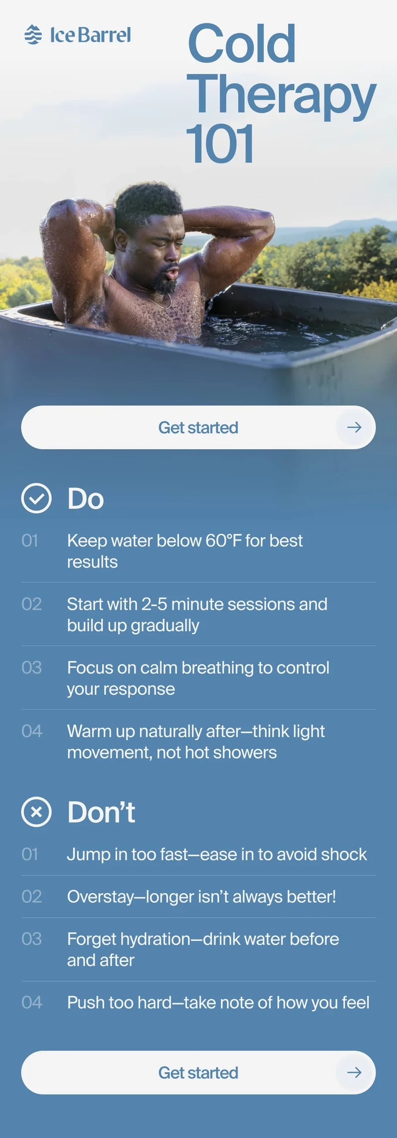 Get started with cold therapy today!