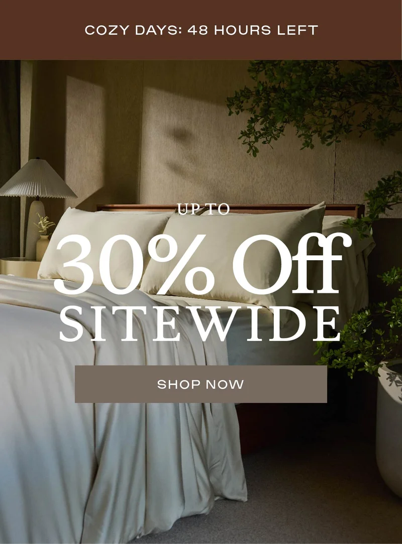 Up to 30% off sitewide! shop Cozy Days extended!