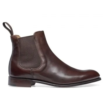 Clara Chelsea Boot in Mocha Calf Leather