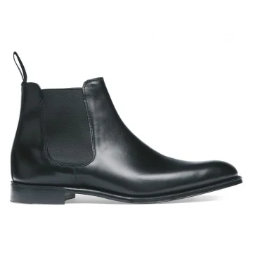 Threadneedle Chelsea Boot in Black Calf Leather