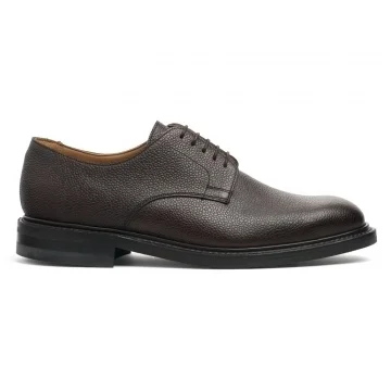 Albany II R Derby in Dark Brown Grain Leather