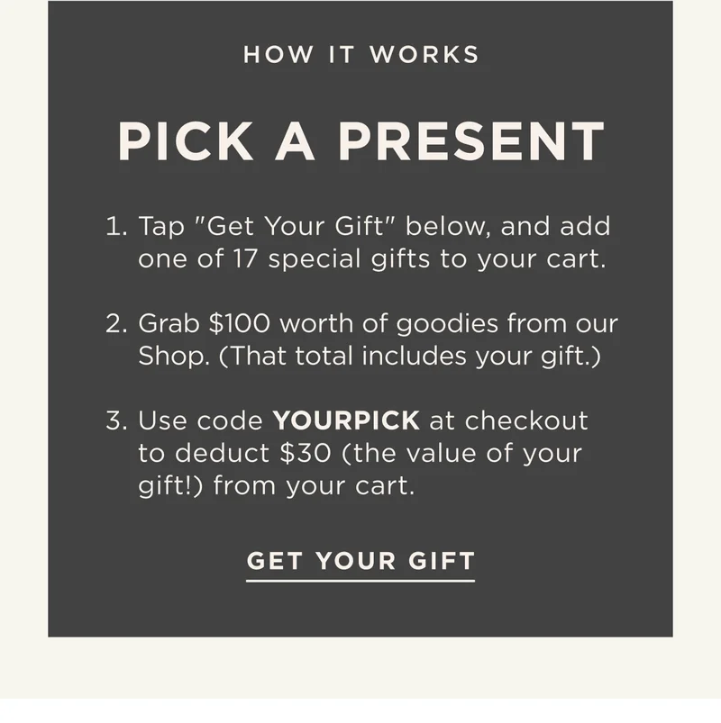GET YOUR GIFT